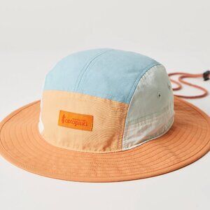 Cotopaxi Tech Bucket / Sun Hat - Unisex Blue Orange White Hike Beach 360 Brim